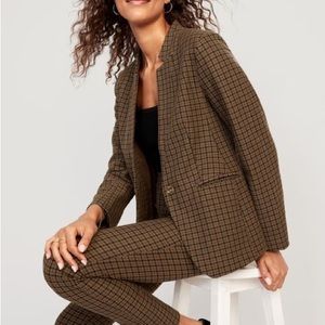 Old Navy plaid blazer NWT